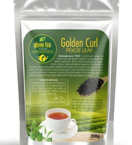 Golden Curl Pekoe Leaf Ceylon tea -