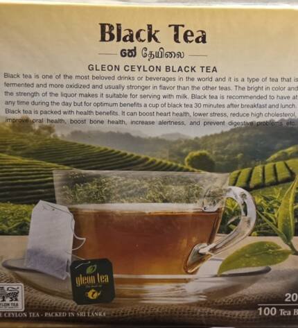 Black Tea Bags 200g 100 Tea Bags