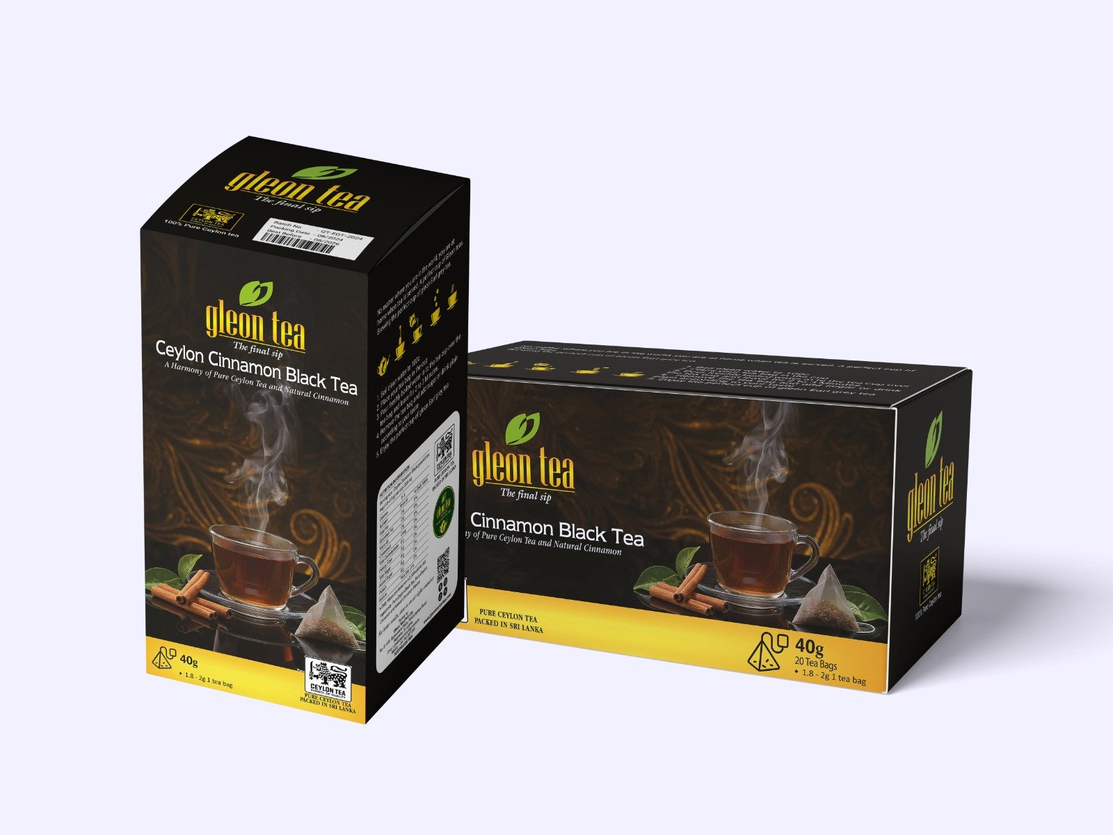 Ceylon Cinnamon Black Tea 40g 20Tea Bags